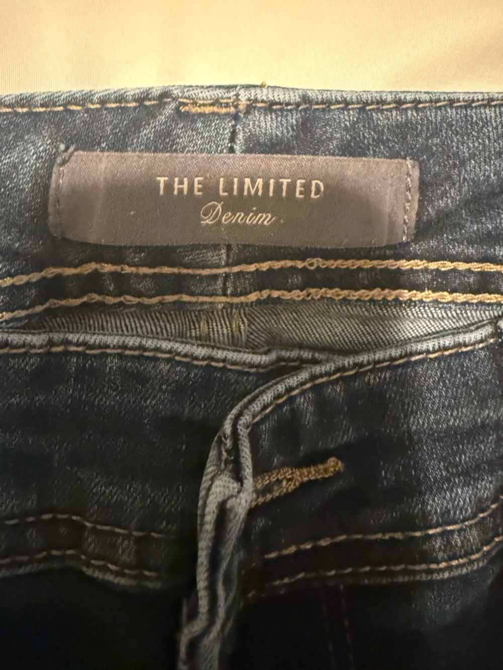 The Limited Men's Dark Blue Slim Jeans